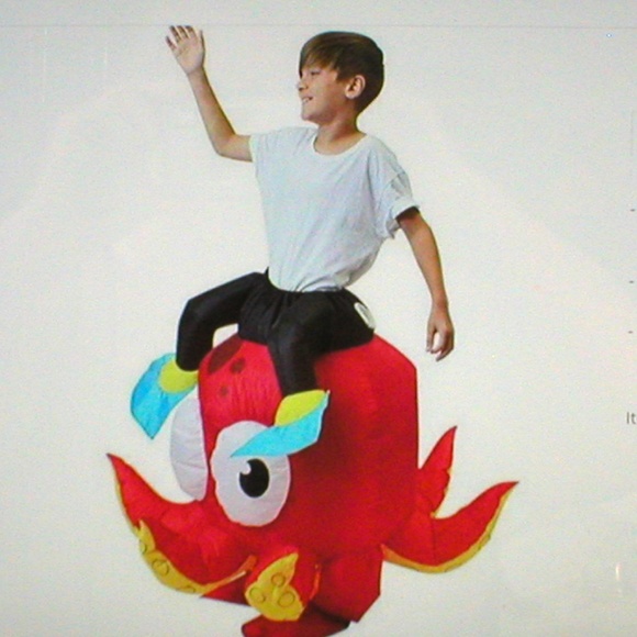 Spooktacular Creations Other - Inflatable Octopus costume, child 1 size